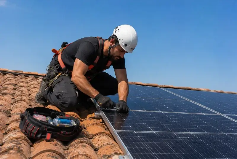 Maintenance et monitoring de panneaux solaires à Margès