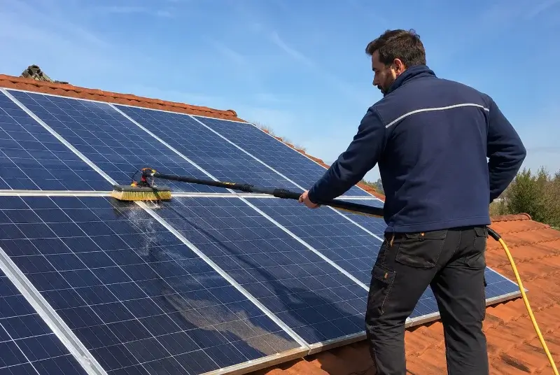 Nettoyage et entretien de panneaux solaires à Margès